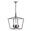 Rosalen 4 Light Pendant - Oil Rubbed Bronze (Black) - Safavieh. - image 3 of 3