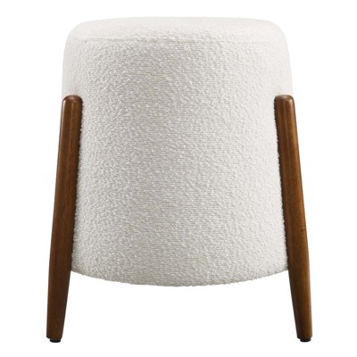 Modway Riven Upholstered Boucle Fabric Ottoman