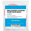 Impresa 2-Pack Mansfield-Compatible Flush Valve Seal Replacements for Mansfield 210/211 Flush Valves - Equivalent to 630-0030 - 4 of 4