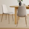 7-Piece Dining Room Table Set, 67'' Oval Table with 6 Upholstered Modern Chairs for Kitchen or Dining Room-Maison Boucle - 2 of 4
