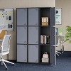 Mlezan 71" Metal Locker: Steel Storage for Bedroom, Gym, School, Office, or Garage.Ideal for Employee or Personal Use. - 2 of 4