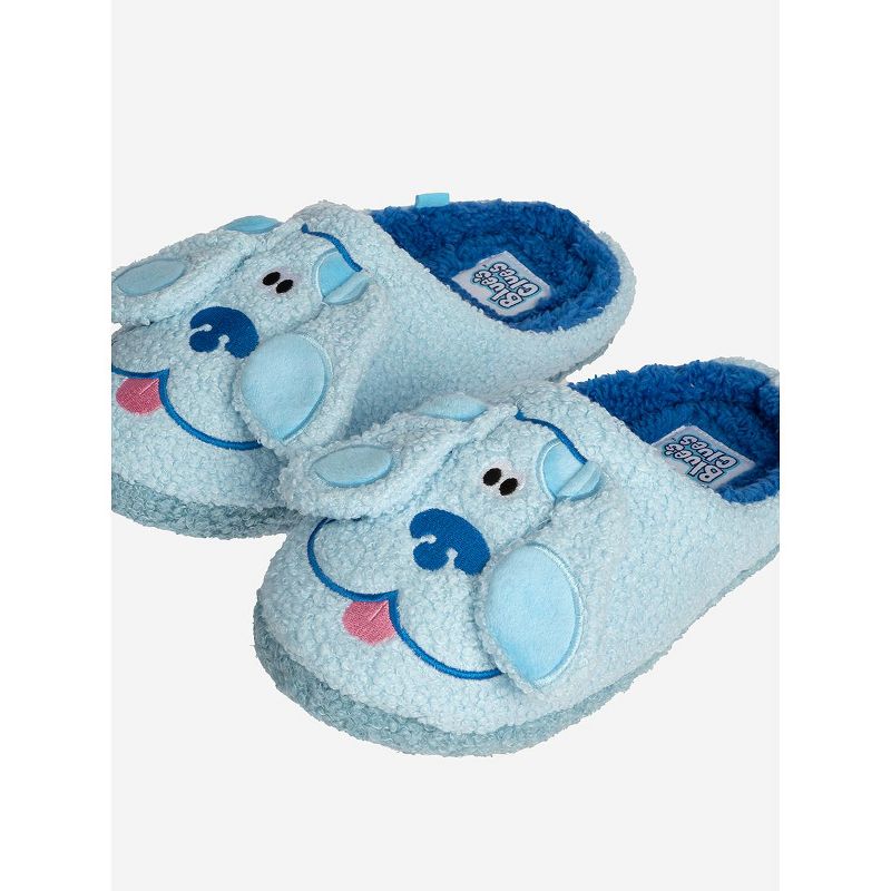 Blue's Clues Blue Fuzzy Slippers With 3D Ears, 2 of 3