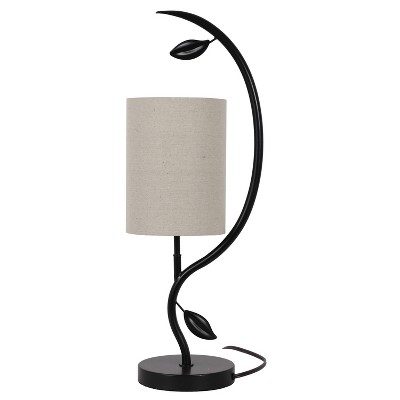 22" Anna Leaf Table Lamp Painted Bronze - Decor Therapy