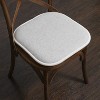 Alexis Memory Foam No Slip Back 16" x 16" Chair Pad Cushion by Sweet Home Collection® - 2 of 4
