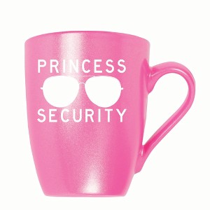 Elanze Designs Princess Security 10 ounce New Bone China Coffee Tea Cup Mug, Princess Pink - 1 of 4