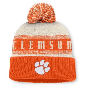 NCAA Clemson Tigers Cuffed Pom Beanie - 1 of 2
