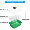 Unique Bargains Breathable Light-Transmissive Corrosion-Resistant Adjustable Humidity Seeding Tray 5 Pcs - 3 of 4