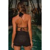 Moda Minx 'Trinidad' Black Micro Sarong - 4 of 4