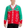 Tipsy Elves Mens Christmas Cowboy Cardigan Sweater - 2 of 3