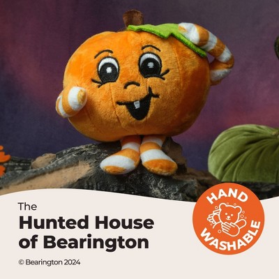 Carver Orange Plush Pumpkin Halloween Toy, 5 Inches