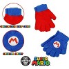 ABG Accessories Boys Super Mario Winter Hat and Gloves set – Red and Blue Winter Beanie and Gloves for boys ages 4-14 Years - 3 of 4
