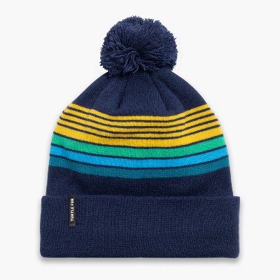 Turtle Fur Youth Omega Beanie - Winter Cuffed Pom Hat