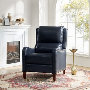 Jade Genuine Leather Chair Recliner | Karat Home - 1 of 4