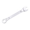 Unique Bargains High Carbon Steel Metric Offset 6-Point End and Angled Open-End Thin Combination Wrench - 3 of 4