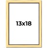 PosterPalooza | Simple Gold Picture Frame - UV Acrylic, Foam Board Backing, Hanging Hardware - 2 of 4