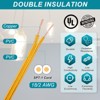 Unique Bargains Tinned Copper Insulated Heat Resistant PVC Covered 300V SPT-1 Round Wire 18AWG - 3 of 4