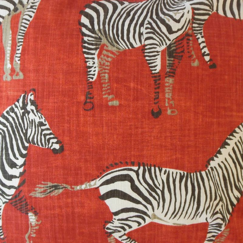18&#34;x18&#34; Africana Flame Square Throw Pillow Red - The Pillow Collection, 3 of 7