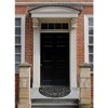 Kate Aurora Hyde Park Half Circle Welcome Coir Bristled Outdoor All Season Welcome Mat With Rubber Trim - 18"x30" - 3 of 3