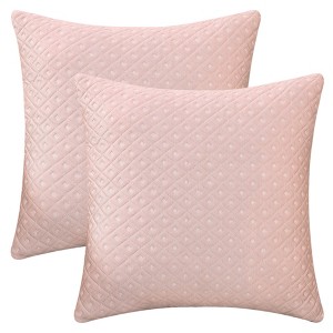 REGALWOVEN Geometric Pattern Soft Cozy Throw Pillow Covers for Living Room Sofa Home Decor 2 Pcs - 1 of 4