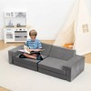 8 Piece Soft Modular Kids Play Couch for Boys and Girls - 4 of 4