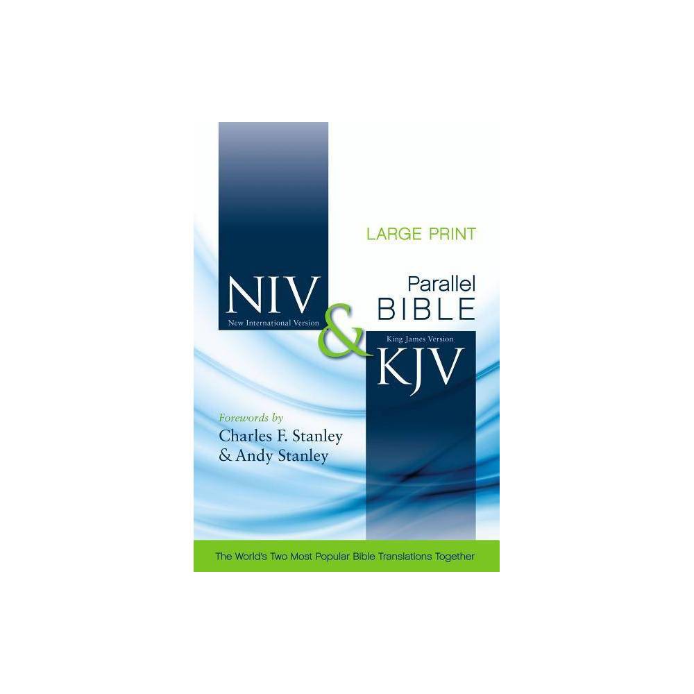 Side-By-Side Bible-PR-NIV/KJV-Large Print - by Zondervan (Hardcover)