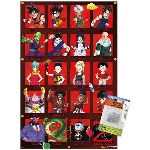  Trends International Dragon Ball: Super - VIllain Wall Poster,  22.375 x 34, Poster & Clip Bundle : Everything Else