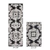 Medallion Collection 2 Piece 100% Cotton Tufted Bathroom Rug Set  with Non-Slip Backing, Machine Washable, Tumble Dry Bath Mat - 2 of 4