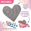 Paint Your Own Stepping Stone: Heart - 14 piece Kit - 2 of 4