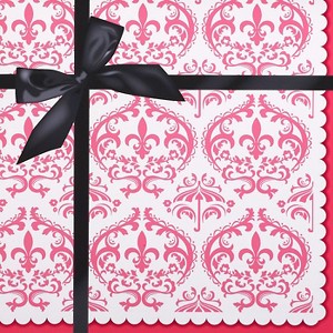 20ct Damask Dinner Napkin - 1 of 2