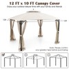 10' x 12' Patio Gazebo Replacement Top Cover 2-Tier Canopy CPAI-84 Outdoor - image 3 of 4