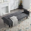 MAYEERTY 74.8 Sleeper Sofa Bed Multi-Functional Couch for Living Room - 3 of 4