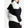 ELOQUII Women's Plus Size Diagonal Stripe Sweater - 3 of 4