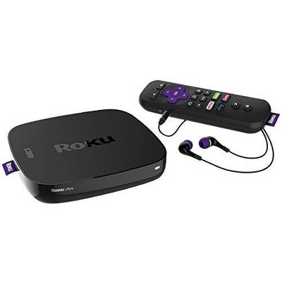 Roku Ultra Streaming Player With In-Ear Headphones (Manufacturer Refurbished)