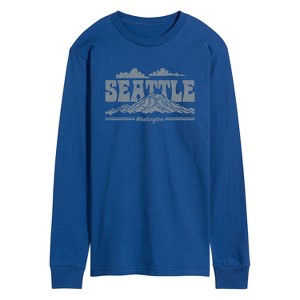 Men's - Instant Message - Seattle Long Sleeve Graphic T-Shirt - 1 of 4