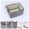 REGALWOVEN Fabric Shelves Closet Collapsible Storage Bin Cube with Handles and Lid 2 Pcs - 2 of 4