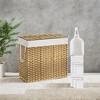130L Double Laundry Hamper with Lid Clothes Hamper with 2 Removable Liner Bags and 6 Mesh Bags Laundry Storage for Laundry Room - 4 of 4