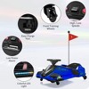 Kids Ride-On Drift Car, 24V Electric Drifting Go-Kart with Variable Speeds Up to 7.5 Mph, Built-in Music - 2 of 4