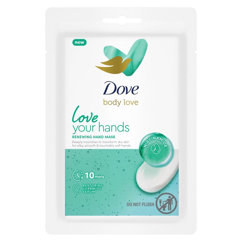 Dove Beauty Body Love Renewing Hand Mask - 1 pair, 3 of 6