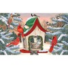 Briarwood Lane Winter Doormat 30x18 Indoor Outdoor Snowy Birdhouse For Winter Doormat - 3 of 4