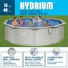 Bestway Hydrium Above Ground Swimming Pool, 15' x 48" Round Steel Wall Pool Set with Sand Filter Pump, Chemical Dispensers, and Accessories - 2 of 4