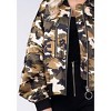 Women's Camo Bomber Jacket - Honey Punch - 3 of 4