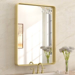 Keonjinn Framed Wall Mirror, Modern Rectangular Bathroom Vanity Mirror, Wall Mounted - 1 of 4