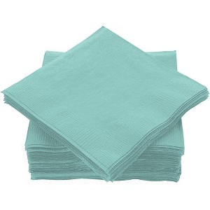 SparkSettings Lunch Napkins, 7” x 7” 2 Ply Paper Napkins, Pack of 50 - 1 of 4