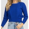 Women's CHAIN NECKLINE OPEN BACK SWEATER - Fore - 4 of 4