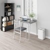Dining Table Set for 4, Space-Saving Kitchen Table Set with Upholstered Chairs, 5 Piece Dining Room Table Set, Square Modern Wood Dinette Set - 4 of 4