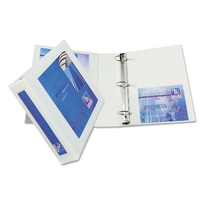 Avery Framed View Heavy-Duty Binder w/Locking 1-Touch EZD Rings 2" Cap White 68036