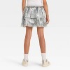Kids' Pop Star Halloween Costume Apparel Tinsel Skirt - Hyde and EEK! Boutique™ Metallic Silver One Size Fits Most - 2 of 3