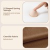 Modern style chair, single lounge chair, wooden frame, ergonomic design, suitable for living room, bedroom, apartment - 3 of 4