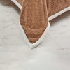 Plazatex Jacquard Microplush Soft Premium Microplush Braided Blanket, Taupe - image 2 of 3