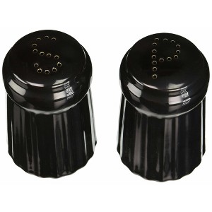 Omniware Simsbury Salt & Pepper Shaker Set, 6oz Stoneware Dispensers with Distinctive "S" & "P" Lids, Lead-Free Glaze, Dishwasher Safe - 1 of 4